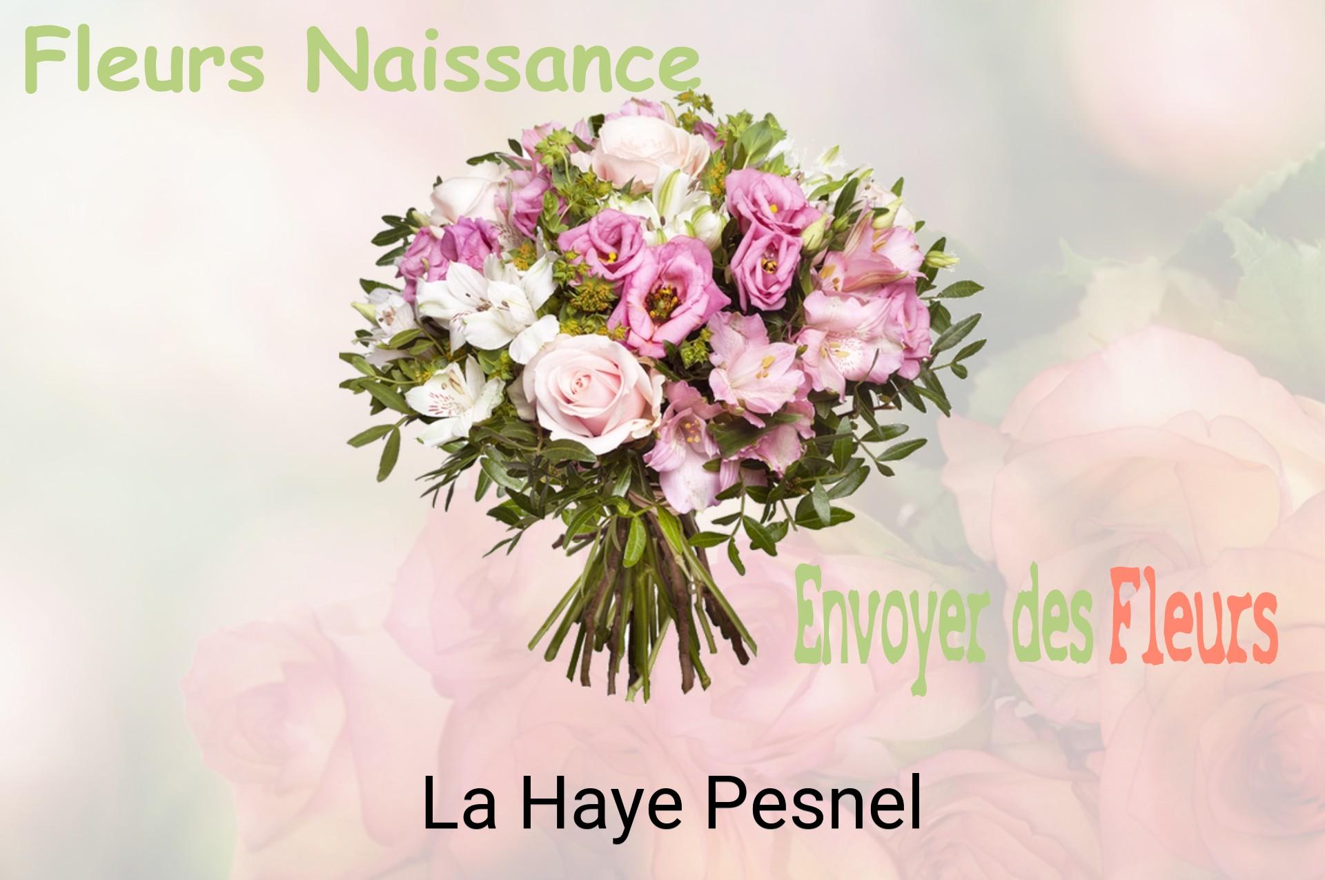 Bouquet de fleurs de naissance livré à La Haye-Pesnel